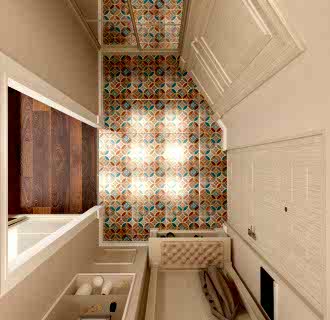 Дизайн трехкомнатной квартиры 83 кв. м в классическом стиле. Фото проекта