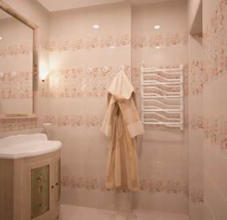 Дизайн трехкомнатной квартиры 77 кв. м в романском стиле. Фото проекта