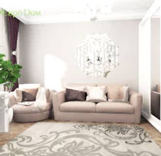 Дизайн трехкомнатной квартиры 107 кв. м в стиле фьюжн. Фото проекта