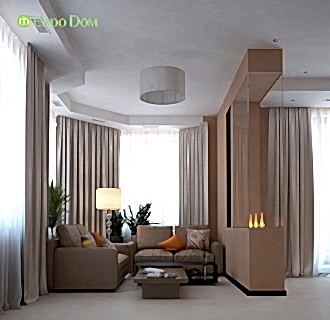 Дизайн восьмикомнатной квартиры 153 кв. м в современном стиле. Фото проекта