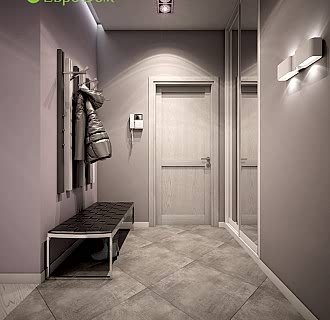 Дизайн трехкомнатной квартиры 93 кв. м в современном стиле. Фото проекта