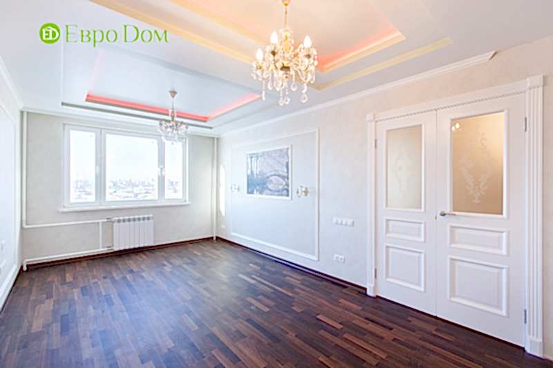 Ремонт и отделка 4-комнатной квартиры. Интерьер в стиле неоклассика. Фото 018