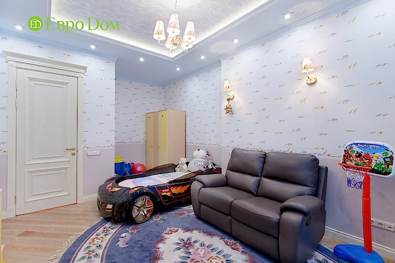 Ремонт трёхкомнатной квартиры. Интерьер в классическом стиле. Фото 02