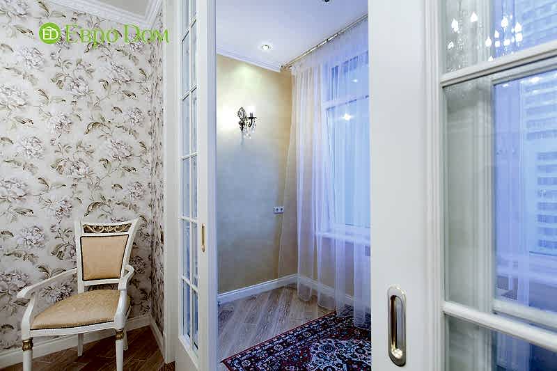 Ремонт трёхкомнатной квартиры. Интерьер в классическом стиле. Фото 014