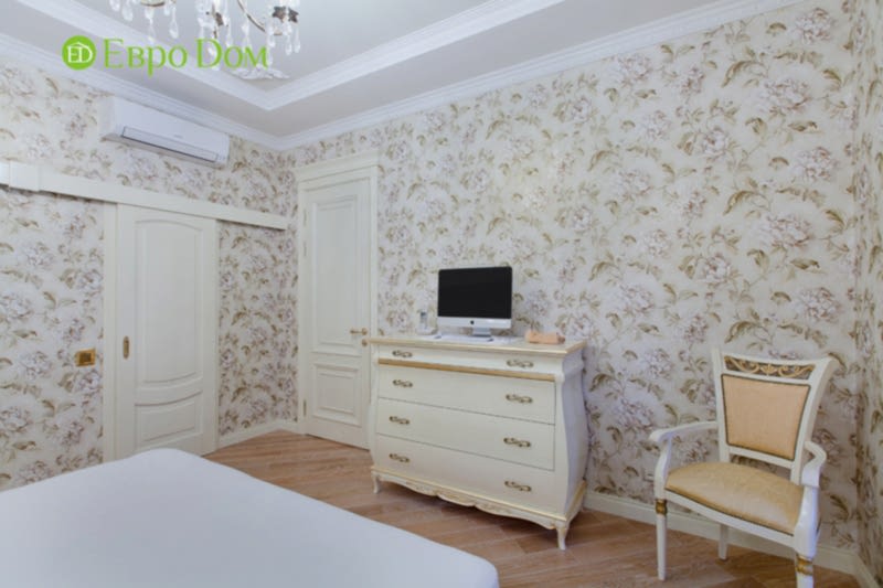 Ремонт трёхкомнатной квартиры. Интерьер в классическом стиле. Фото 018