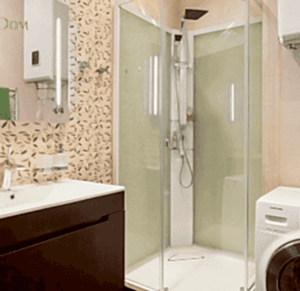 Ремонт однокомнатной квартиры 59 кв. м в современном стиле. Фото проекта