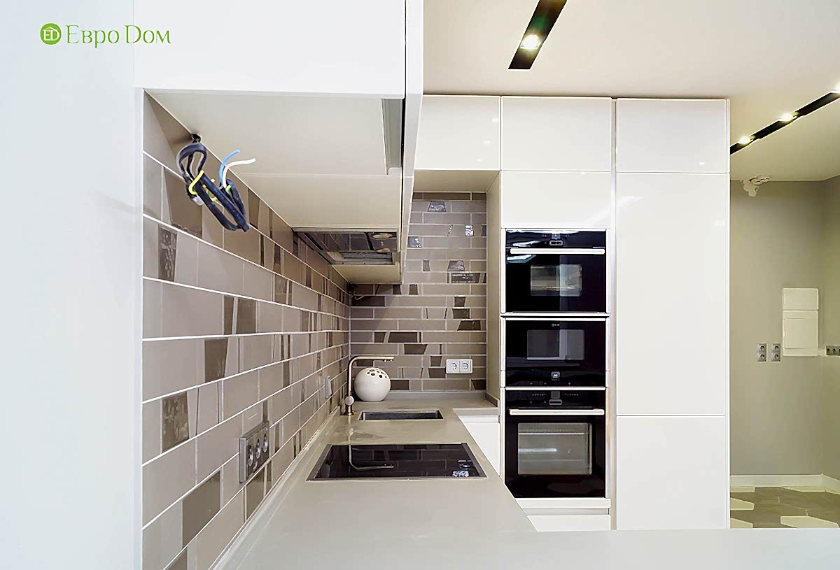 Ремонт однокомнатной квартиры 50 кв. м в современном стиле. Фото 03