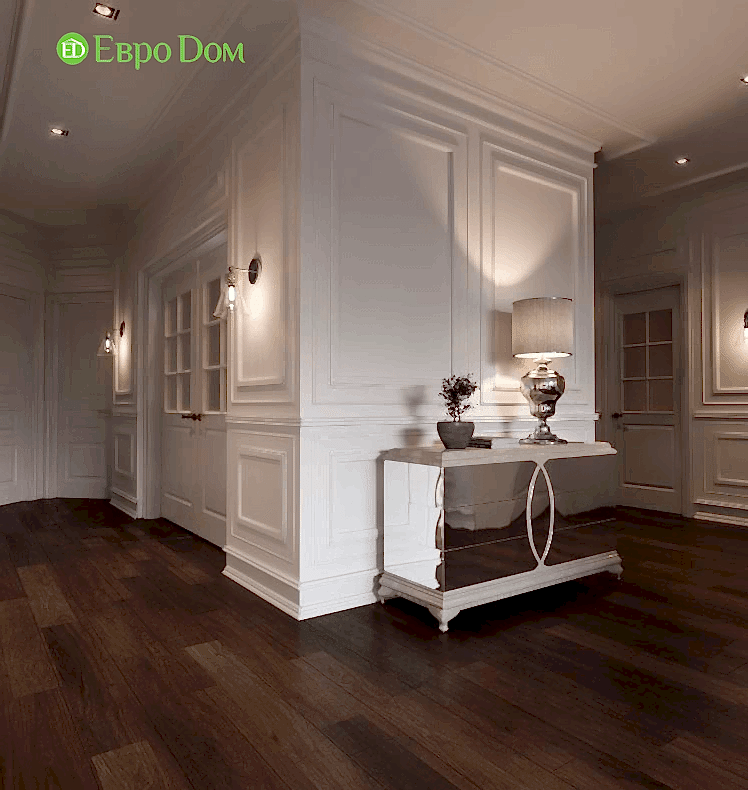 Ремонт 3-комнатной квартиры в классическом стиле. Фото 08