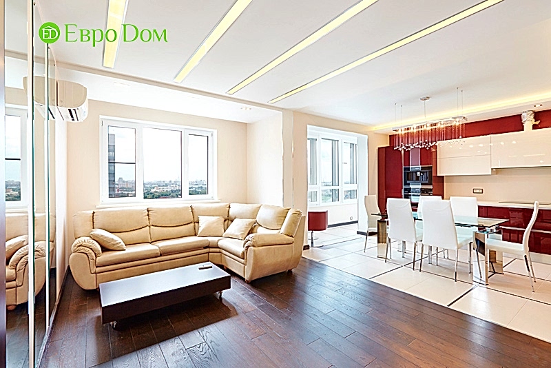 Ремонт и отделка 4-комнатной квартиры в современном стиле. Фото 05