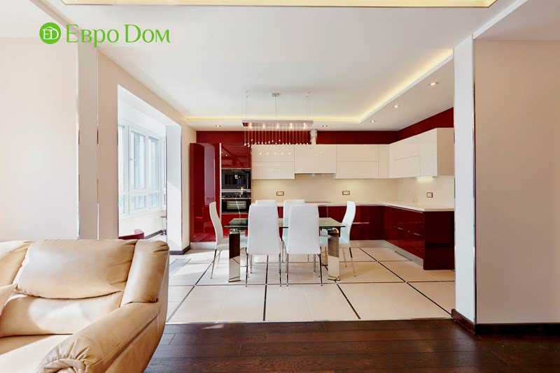 Ремонт и отделка 4-комнатной квартиры в современном стиле. Фото 016