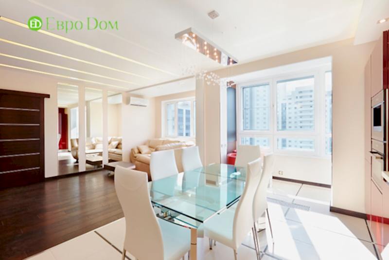 Ремонт и отделка 4-комнатной квартиры в современном стиле. Фото 017