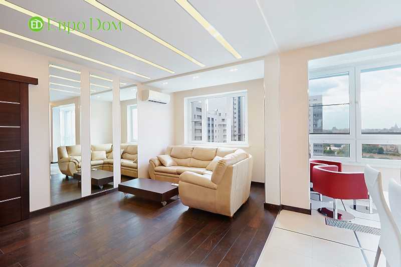 Ремонт и отделка 4-комнатной квартиры в современном стиле. Фото 023