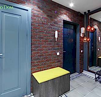 Ремонт трехкомнатной квартиры 81 кв. м в стиле лофт. Фото проекта