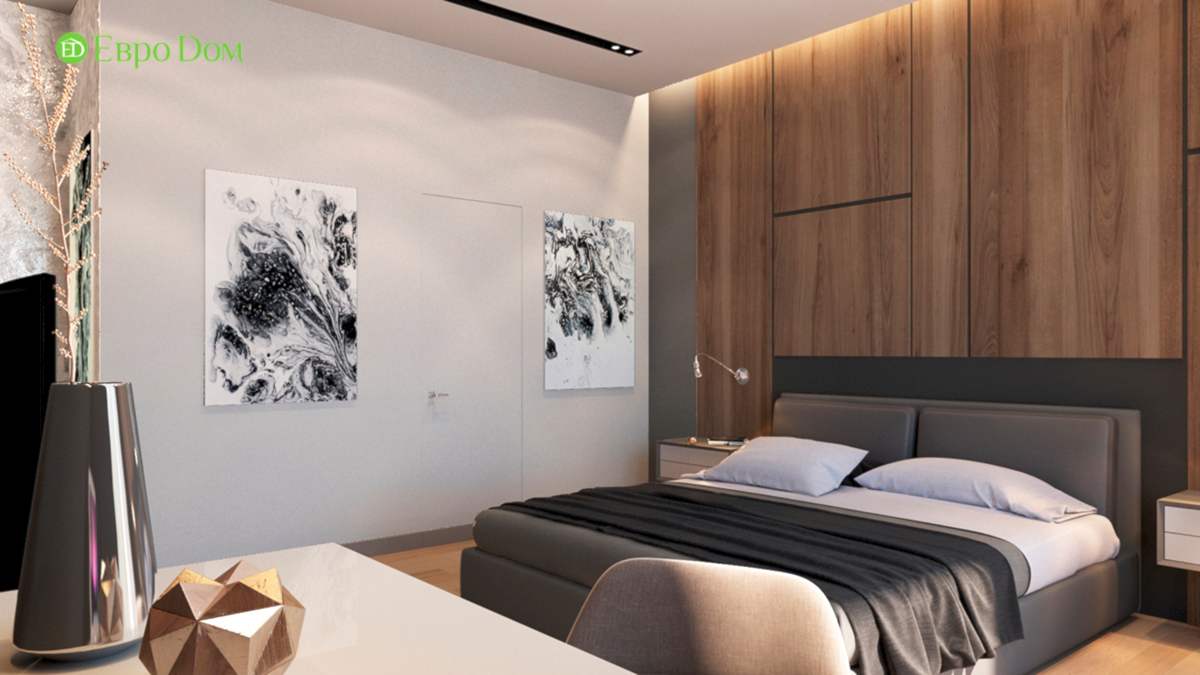 Дизайн интерьера трехкомнатной квартиры 130 кв. м в стиле эко-минимализм. Фото 04