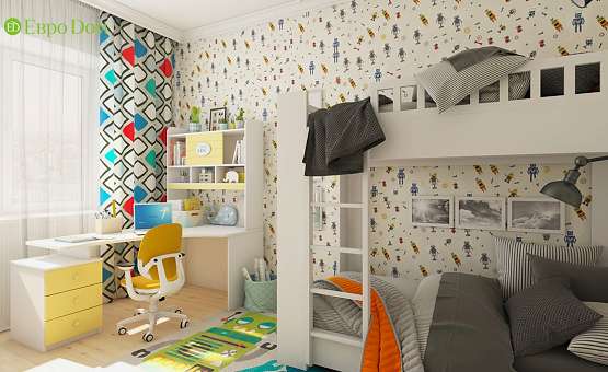 Дизайн интерьера четырехкомнатной квартиры 123 кв.м. по адресу г. Алматы, ул. Зоологическая, д. 30, к. 2. Фото 3