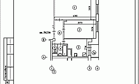 Перепланировка 2-комнатной квартиры 52 кв.м. по адресу г. Алматы, ул. Марксистская. Фото 1