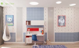 Дизайн интерьера четырехкомнатной квартиры 106 кв.м. по адресу МО, г. Видное, ул. Олимпийская деревня, д. 1, корп, 1, ЖК «Битцевские холмы». Фото 3