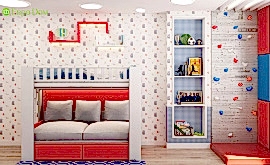 Дизайн интерьера четырехкомнатной квартиры 106 кв.м. по адресу МО, г. Видное, ул. Олимпийская деревня, д. 1, корп, 1, ЖК «Битцевские холмы». Фото 4