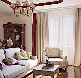 Дизайн трехкомнатной квартиры 173 кв. м в английском стиле. Фото проекта