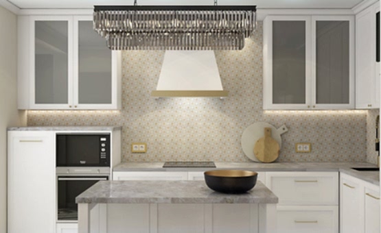 Дизайн интерьера четырехкомнатной квартиры 103 кв.м. по адресу г.Алматы, ул. Пресненский Вал, д. 14, к.2, ЖК «Пресненский Вал 14». Фото 1