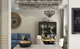 Дизайн интерьера четырехкомнатной квартиры 103 кв.м. по адресу г.Алматы, ул. Пресненский Вал, д. 14, к.2, ЖК «Пресненский Вал 14». Фото 4