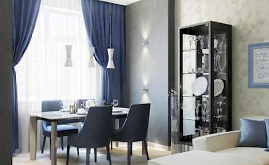 Дизайн интерьера трехкомнатной квартиры 95 кв.м. по адресу г. Алматы, ул. Маршала Захарова, д. 3, ЖК «Маршала Захарова 7». Фото 3