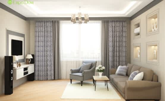 Дизайн интерьера трехкомнатной квартиры 82 кв.м. по адресу г. Алматы, пр. Вернадского, д. 105, корп. 4, ЖК «Елена». Фото 3