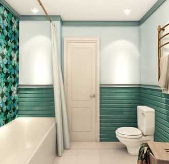 Дизайн интерьера двухкомнатной квартиры 46 кв. м в стиле арт-деко. Фото проекта