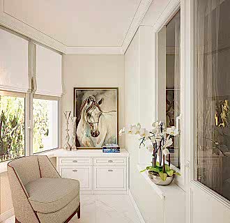 Дизайн трехкомнатной квартиры 81 кв. м в стиле неоклассика. Фото проекта