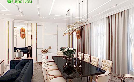 Дизайн интерьера четырехкомнатной квартиры 209 кв.м. по адресу г. Махачкала. Фото 2