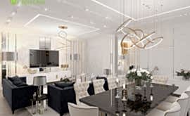 Дизайн интерьера четырехкомнатной квартиры 209 кв.м. по адресу г. Махачкала. Фото 3