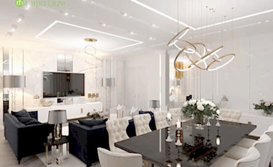 Дизайн интерьера четырехкомнатной квартиры 209 кв.м. по адресу г. Махачкала. Фото 3