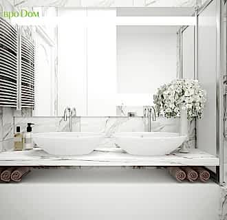 Дизайн трехкомнатной квартиры 88 кв. м в современном стиле. Фото проекта