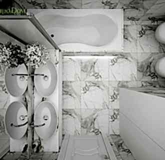 Дизайн трехкомнатной квартиры 88 кв. м в современном стиле. Фото проекта