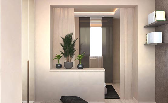 Дизайн интерьера 1-комнатной квартиры 41 кв.м. по адресу г. Красногорск, ул. Истринская, 13А. Фото 1