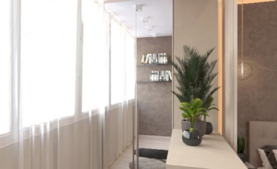 Дизайн интерьера 1-комнатной квартиры 41 кв.м. по адресу г. Красногорск, ул. Истринская, 13А. Фото 2