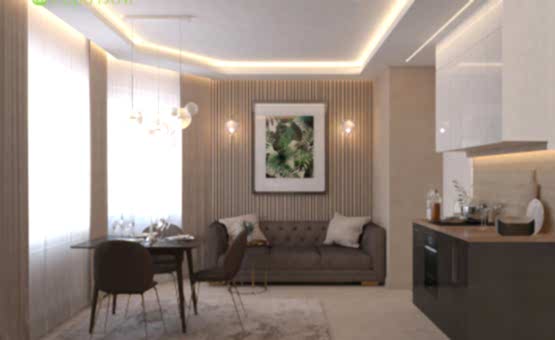 Дизайн интерьера 1-комнатной квартиры 41 кв.м. по адресу г. Красногорск, ул. Истринская, 13А. Фото 3