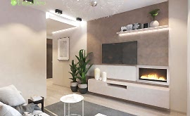 Дизайн интерьера 2-комнатной квартиры 57 кв.м. по адресу МО, Красногорский р-н, п. Отрадное д. 11, к. 1. Фото 3