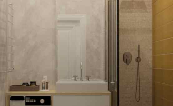 Дизайн интерьера 2-комнатной квартиры 60 кв.м. по адресу г. Алматы, Астрадамский пр-д, д. 4а, к. 2, ЖК Северные ворота. Фото 2