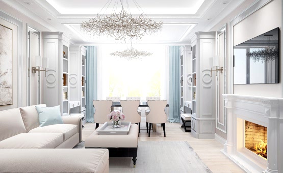 Дизайн интерьера квартиры 90 кв.м. по адресу г. Алматы, Мосфильмовская, д. 88, к. 3, ЖК Мосфильмовский. Фото 1