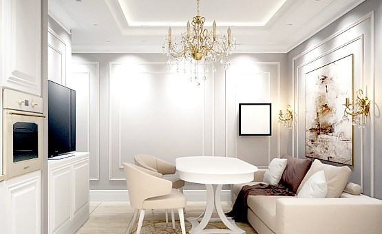 Дизайн интерьера квартиры 60 кв.м. по адресу г. Алматы, ул. Святозерская. Фото 2