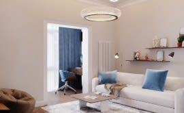 Дизайн интерьера 4-комнатной квартиры 134 кв.м. по адресу г. Алматы, ул. Ленинский проспект, д. 103. Фото 1