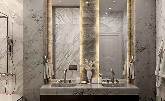 Дизайн интерьера 4-комнатной квартиры 134 кв.м. по адресу г. Алматы, ул. Ленинский проспект, д. 103. Фото 2