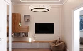 Дизайн интерьера 4-комнатной квартиры 134 кв.м. по адресу г. Алматы, ул. Ленинский проспект, д. 103. Фото 3