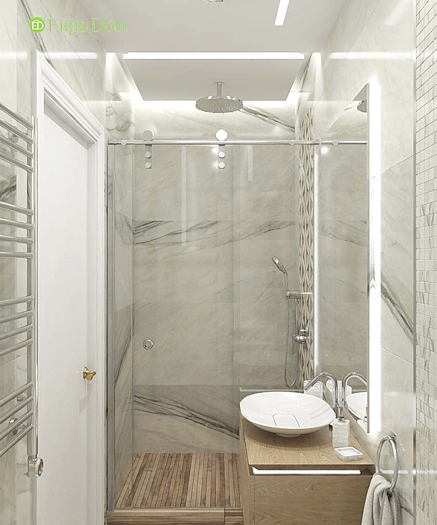 Дизайн 4-комнатной квартиры в современном стиле. Фото 021