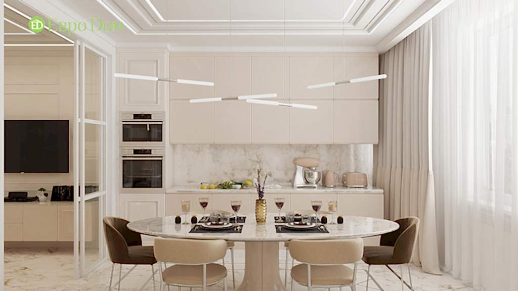 Дизайн 4-комнатной квартиры в современном стиле. Фото 030