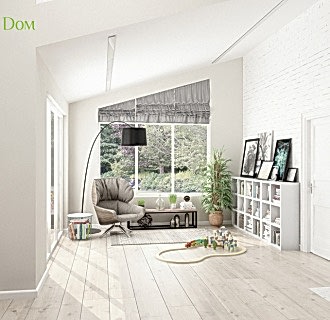 Дизайн загородного дома 230 кв. м в скандинавском стиле. Фото проекта