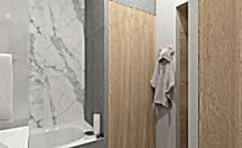 Дизайн интерьера 1-комнатной квартиры 40 кв.м. по адресу г. Алматы, ул. Новодмитровская, д 2, ЖК Савеловский Сити. Фото 3