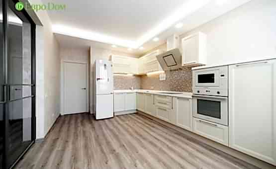 Ремонт квартиры под ключ 73 кв.м. по адресу г. Алматы, Сервантеса, д. 3, корп. 2, ЖК Испанские кварталы. Фото 1