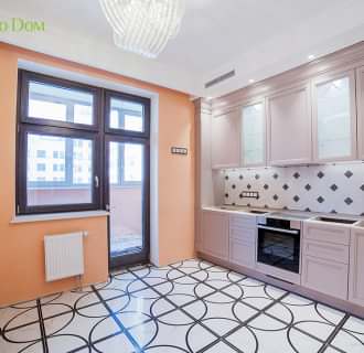 Ремонт трехкомнатной квартиры 138 кв. м в современном стиле. Фото проекта